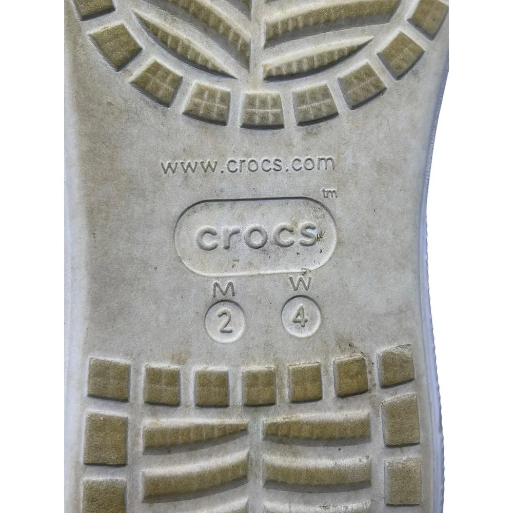 Crocs Crush Sandal Periwinkle Blue Platform Slide Womens 4 Mens 2 Chunky Comfort